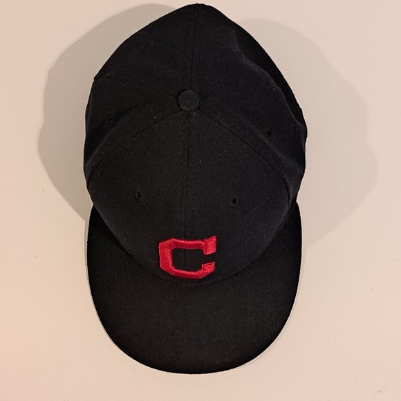 MLB Cleveland Official On-Field Cap Size 7 3/8 Baseball Cap by New Era - Picture 8 of 11